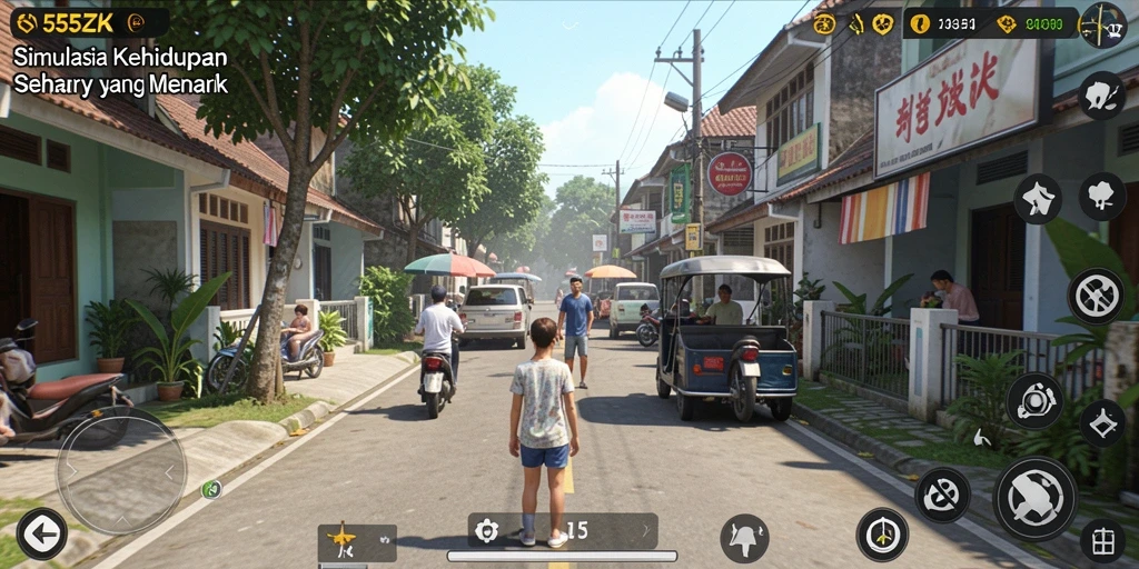 Tangkapan layar menunjukkan gameplay mendalam dari 555ZK yang menarik.