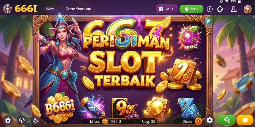 Tampilan gameplay 666I dengan grafis slot yang menarik.