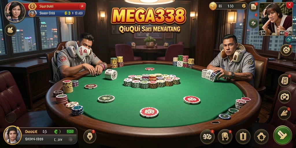 Gameplay seru MEGA338 dengan grafis QiuQiu yang memukau.