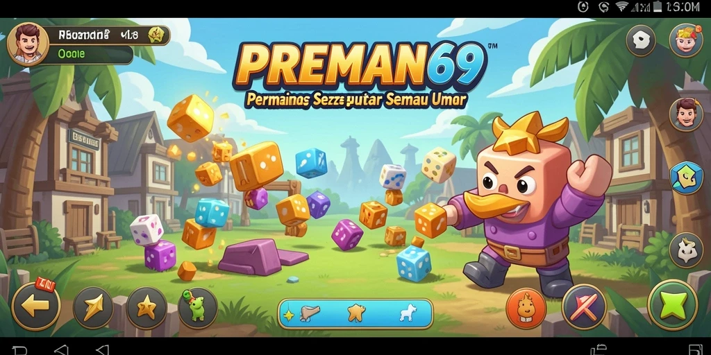 Tampilan gameplay seru dan menantang dari PREMAN69.