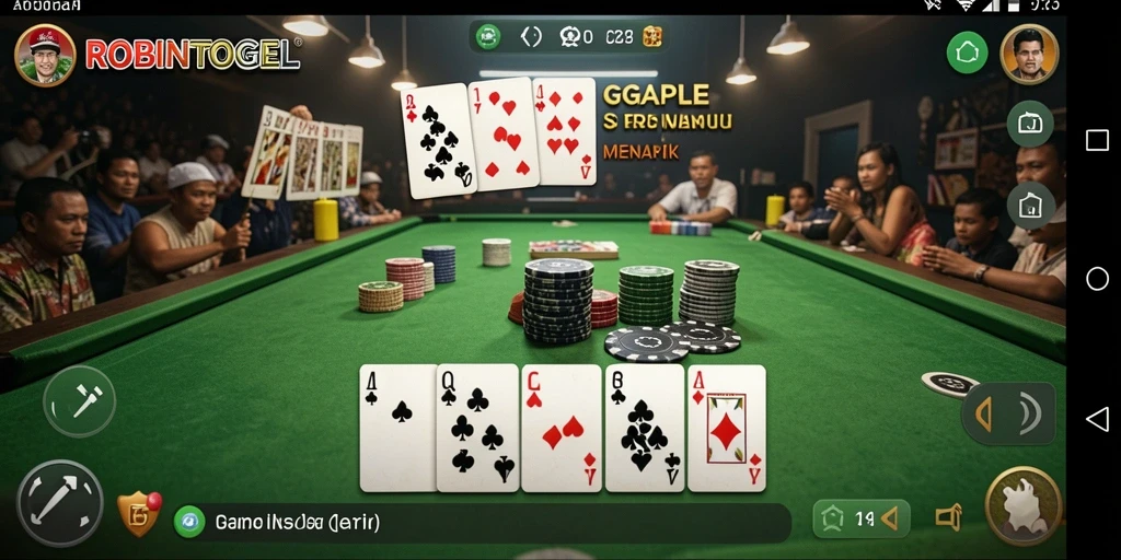 Tampilan gameplay menarik dari ROBINTOGEL yang seru.