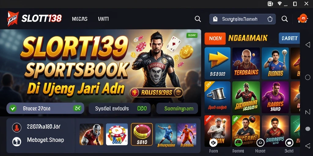 Tangkapan layar utama SLOT138 menampilkan pengalaman taruhan yang seru dan interaktif.
